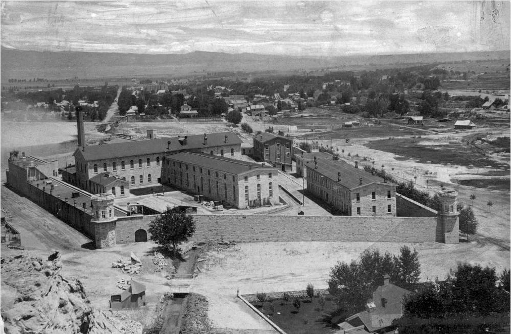 Historic image of the Colorado State Penitentiary