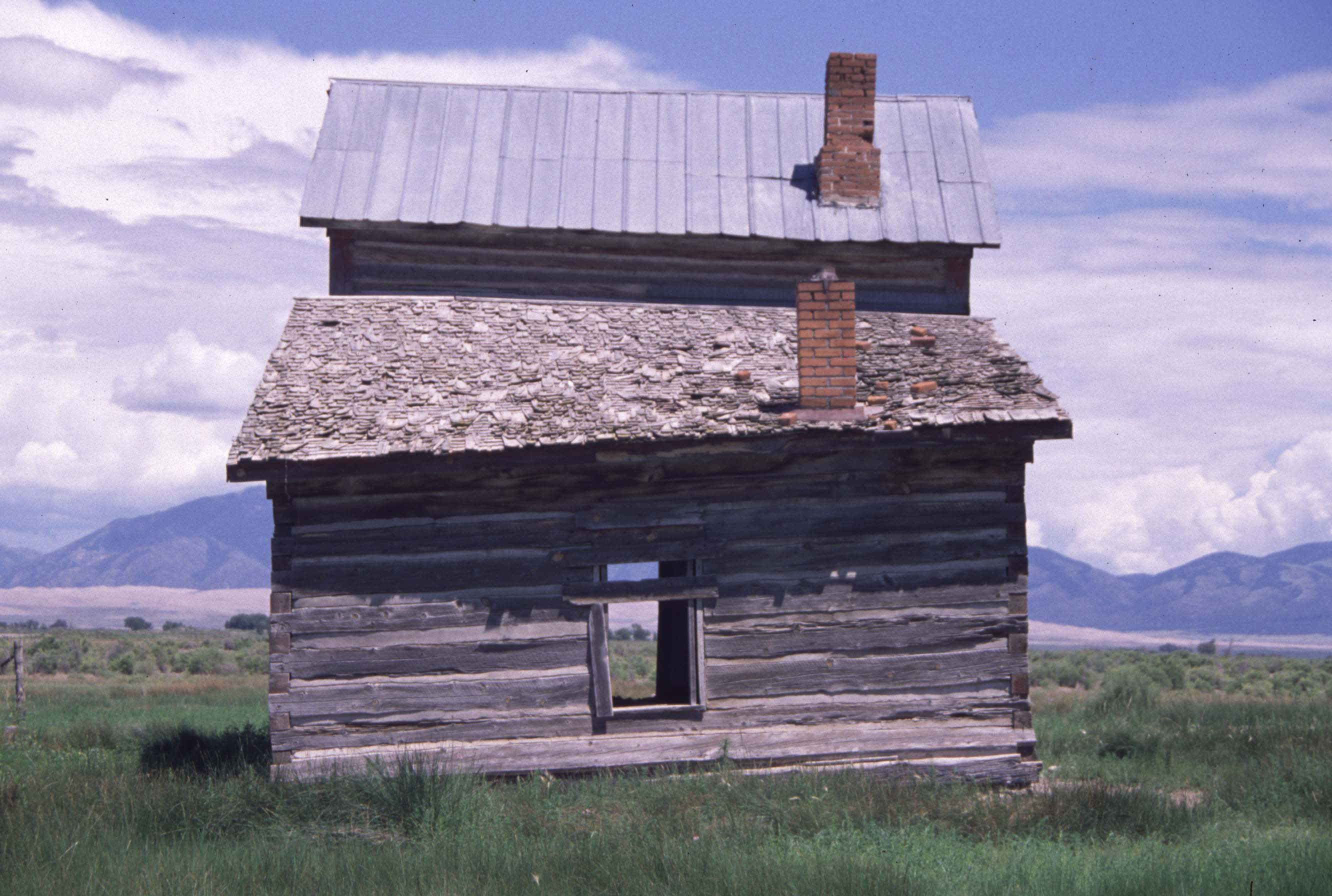 Trujillo Homestead from the rear, 1998.