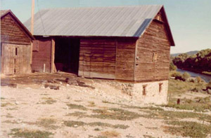 Barn on the Chaffee County Poor Farm (River Run Inn).