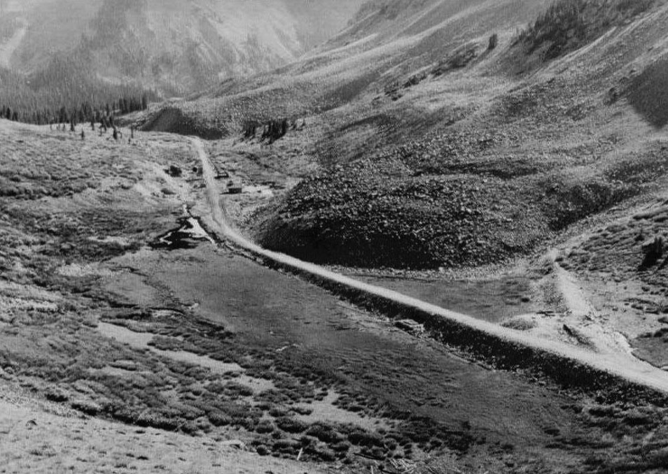 Tunnel Complex viewed from the Continental Divide, 1986.