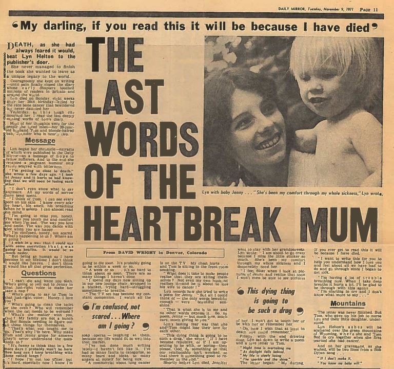 The Last Words of the Heartbreak Mum