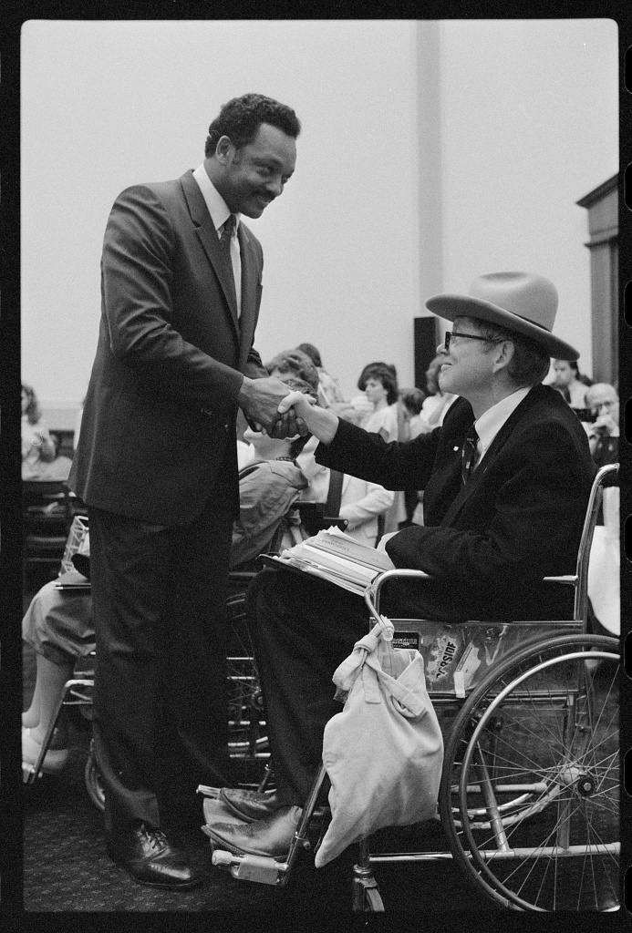 Justin Dart and Jesse Jackson
