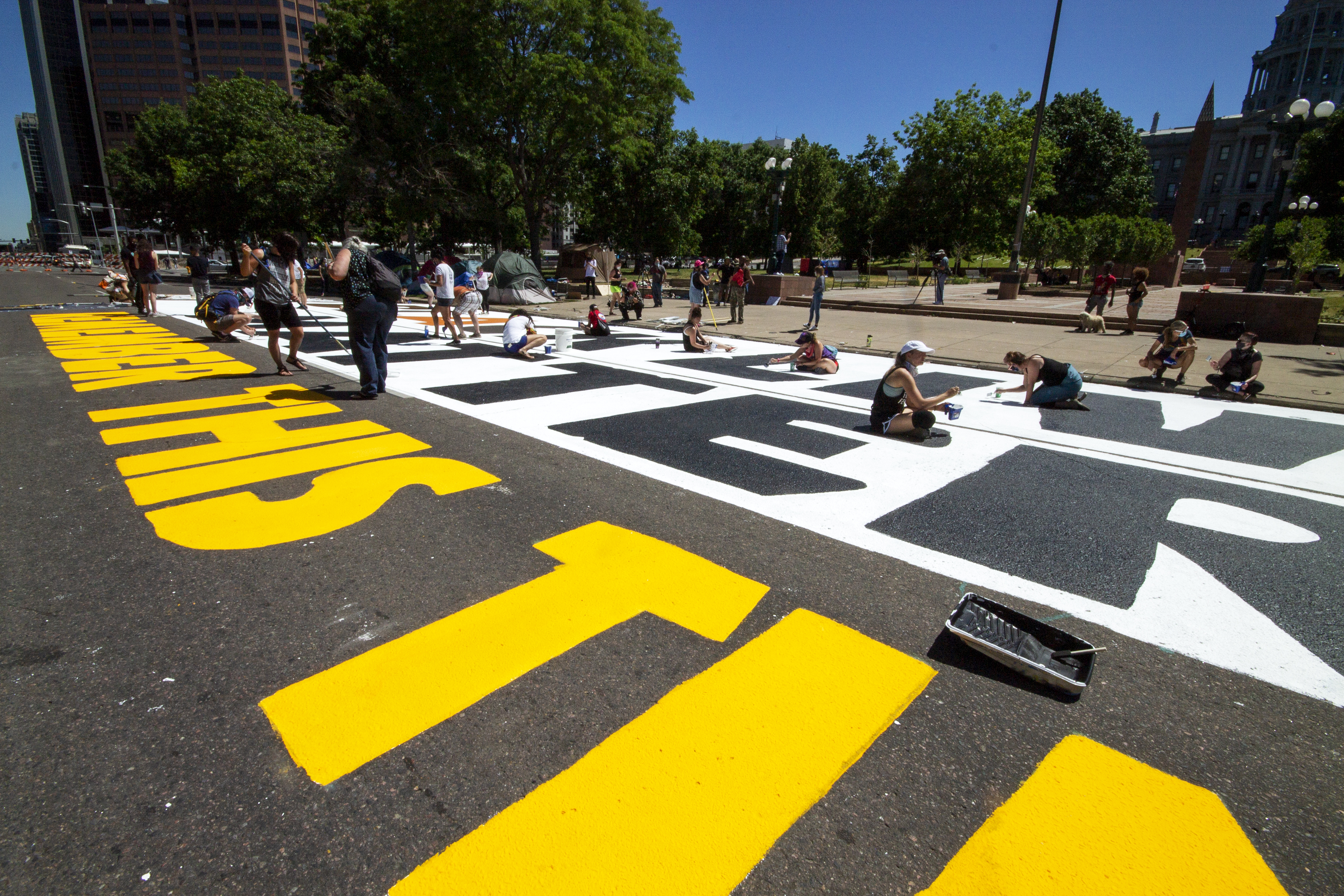 BLM Street Mural