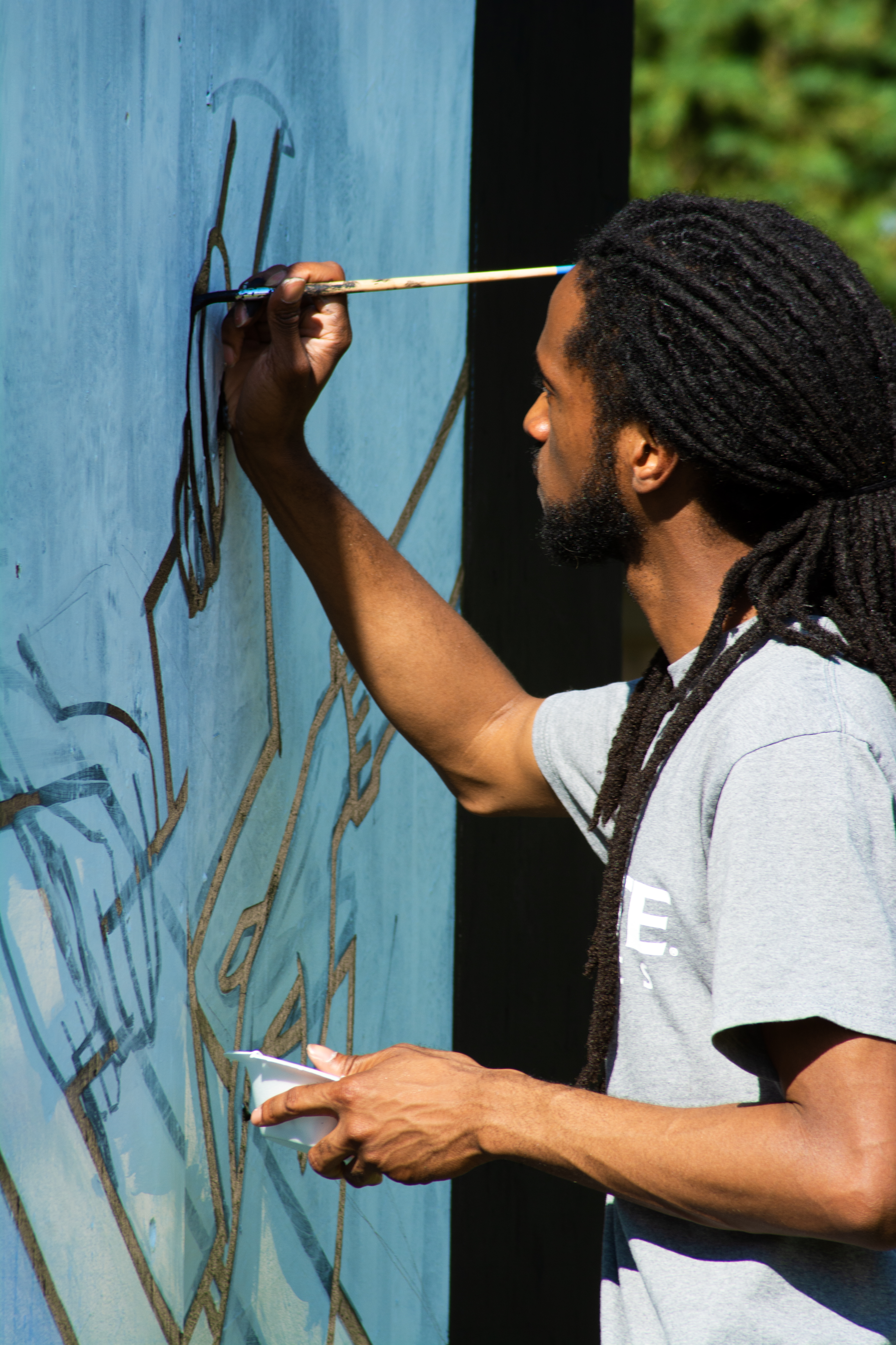 Stephen Taylor at Black Love Mural Festival
