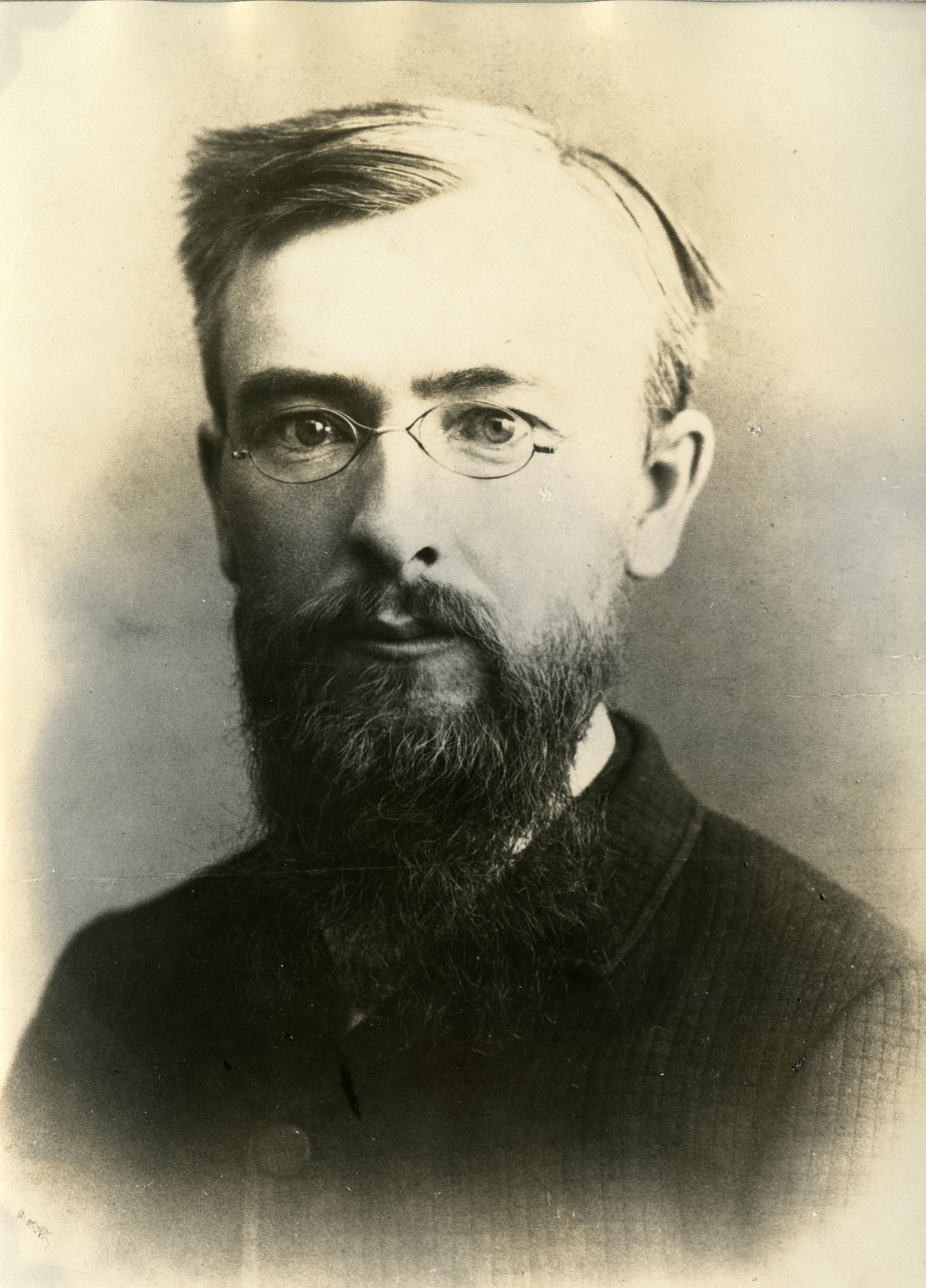 A black and white photo of Marcus Jones, dating to the 1800s.