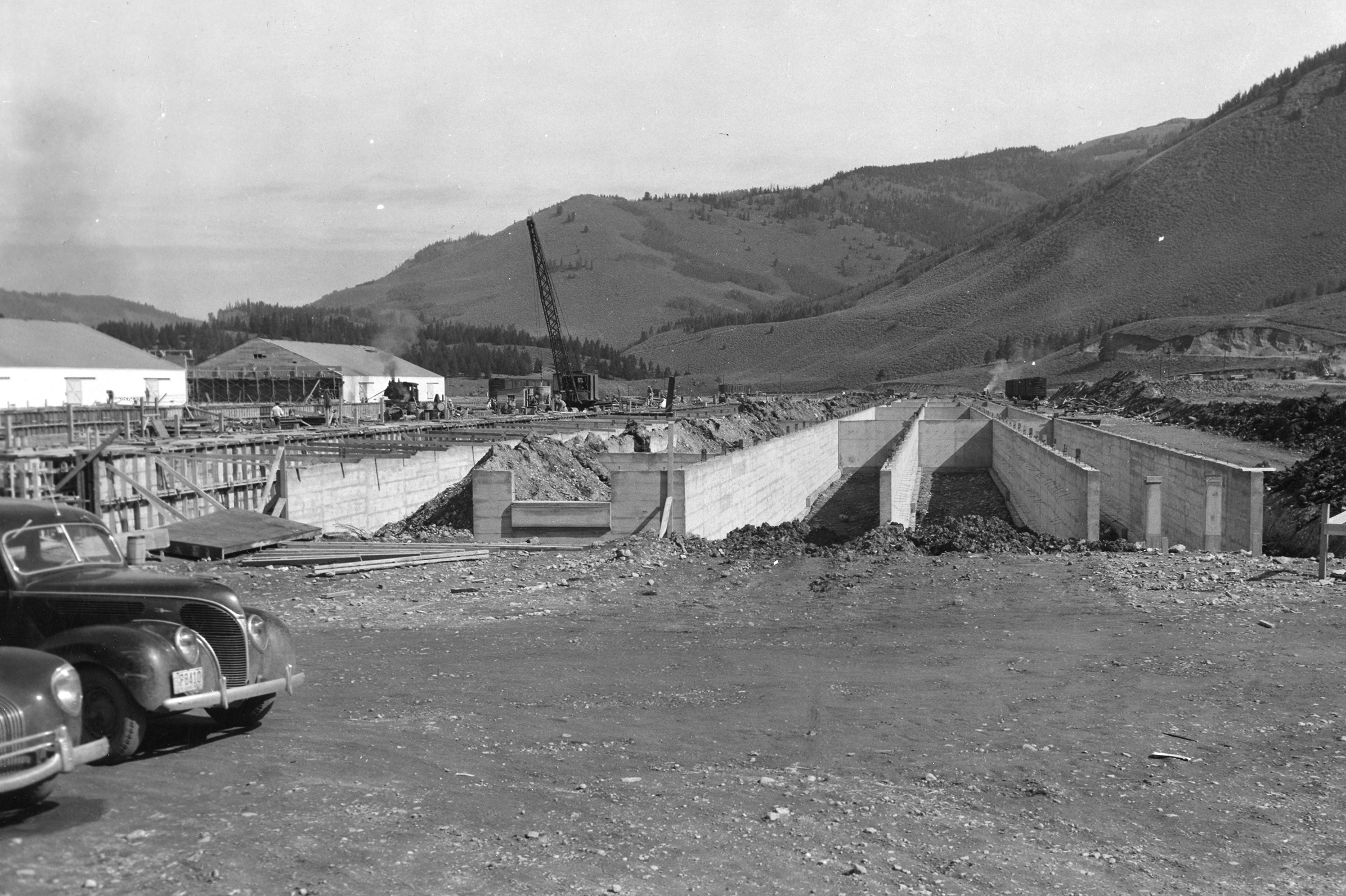 A concrete construction in Pando Valley.