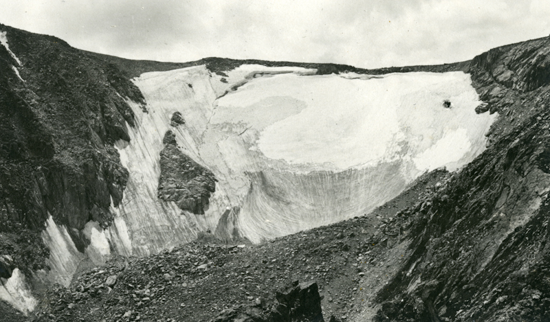 Tyndall Glacier in Rocky Mountain National Park