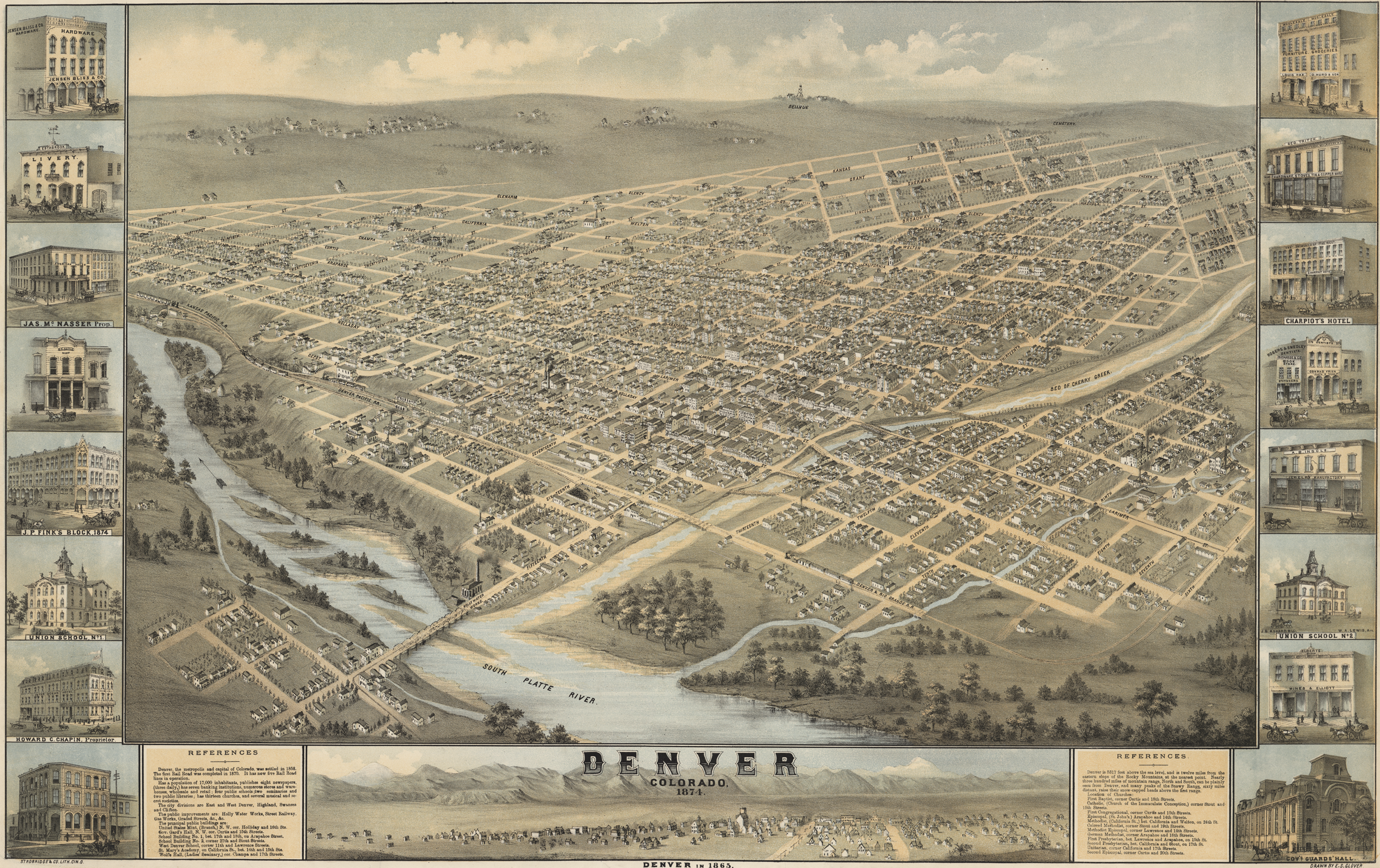 Denver from the North West