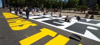BLM Street Mural