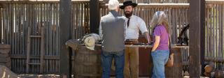 Fort Vasquez living history hides