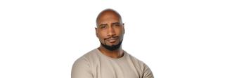 Portrait of Theo Wilson on white background