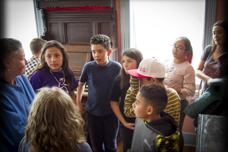 Silverton students at San Juan Historical Society museum