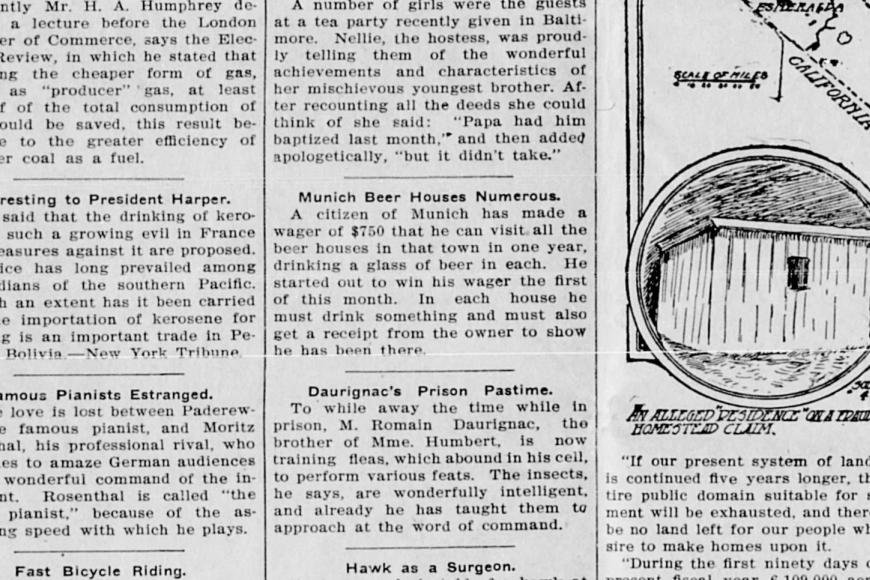 newspaper clipping