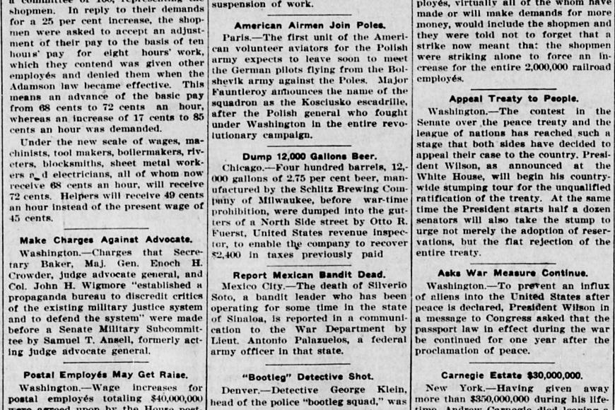 newspaper clipping