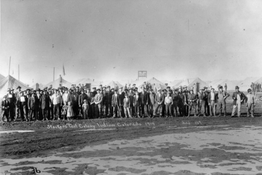Photo of children and families in Ludlow