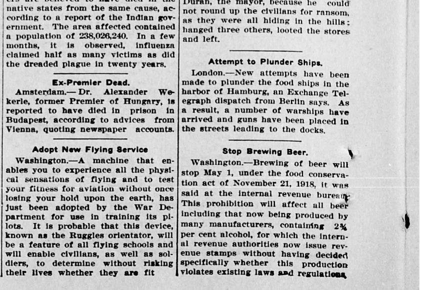 newspaper clipping