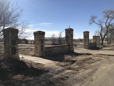 A photo of the National Sugar Manufacturing Company Gates in Sugar City.