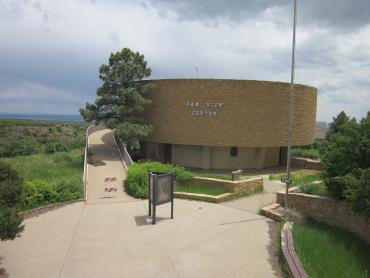 A photo of the Far View Visitor Center in Mesa Verde National Park
