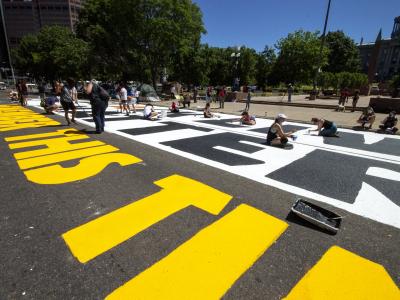 BLM Street Mural