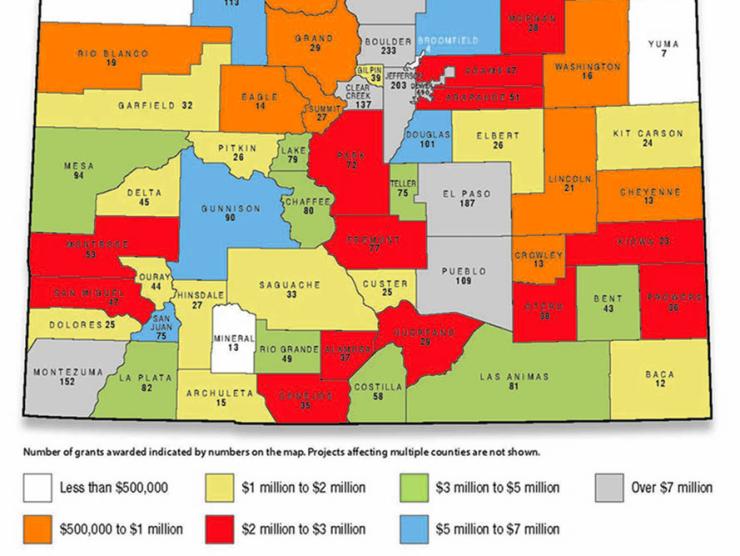SHF FY19 Grants Map